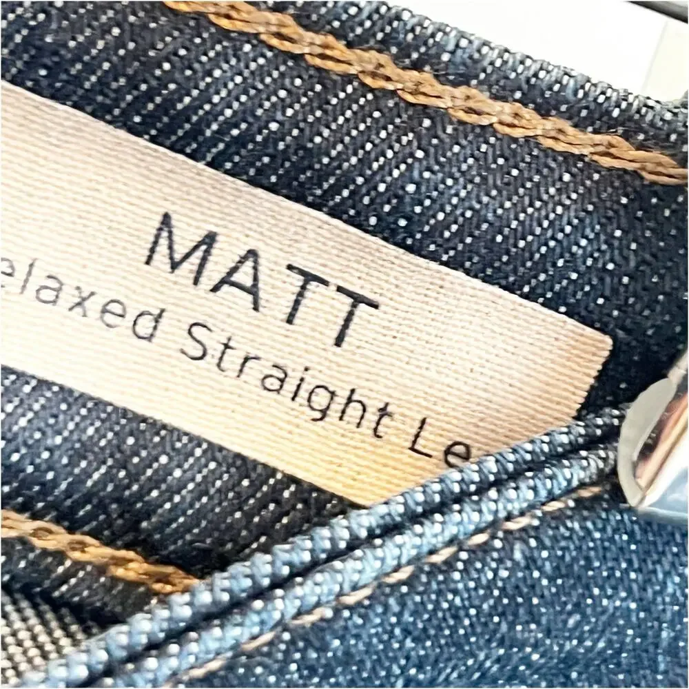 Mavi Men's Matt Relaxed Straight Leg Jeans in Dark Stanford Size 32/32 NWT